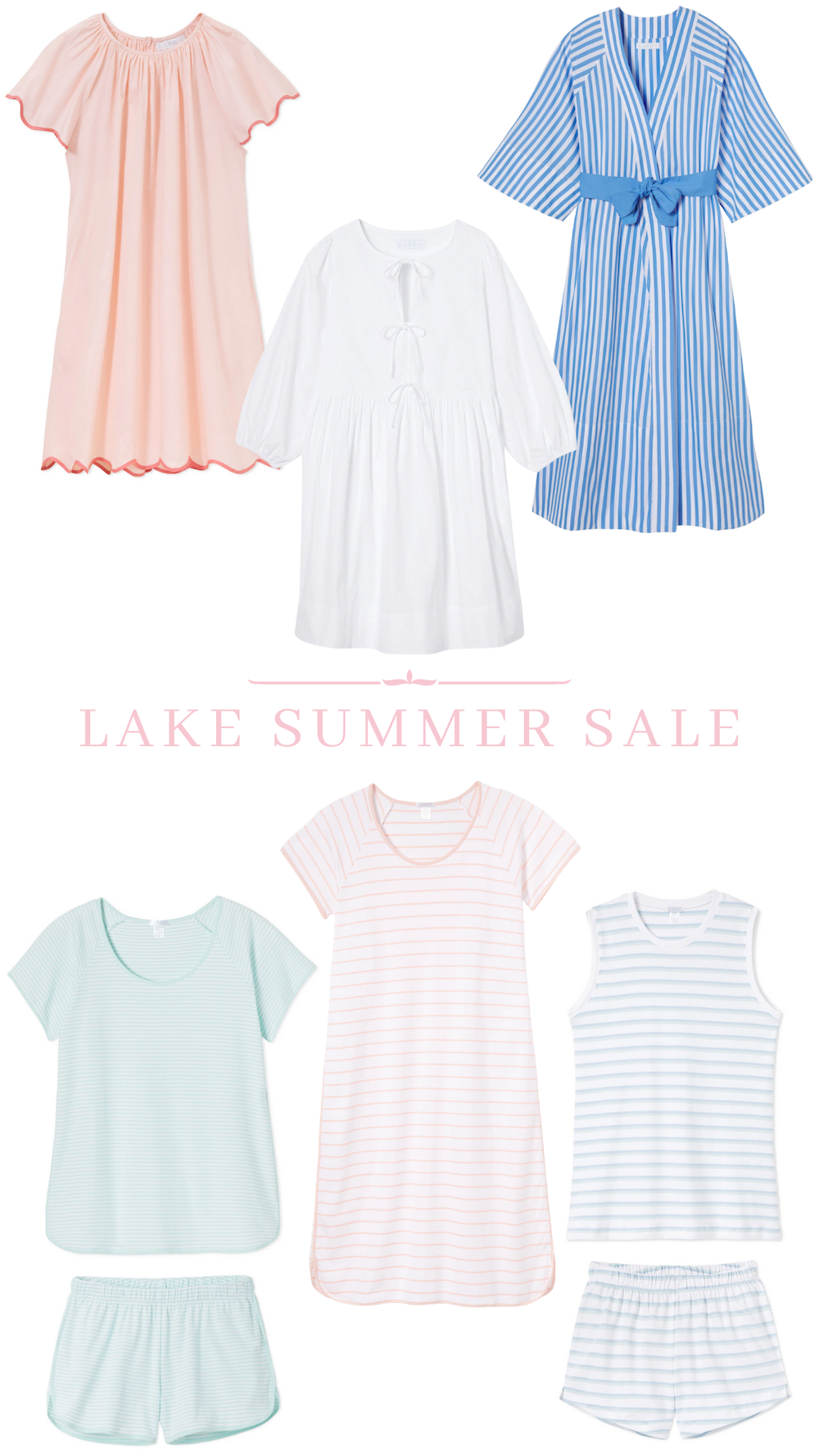 lake pajamas summer sale picks striped pajamas