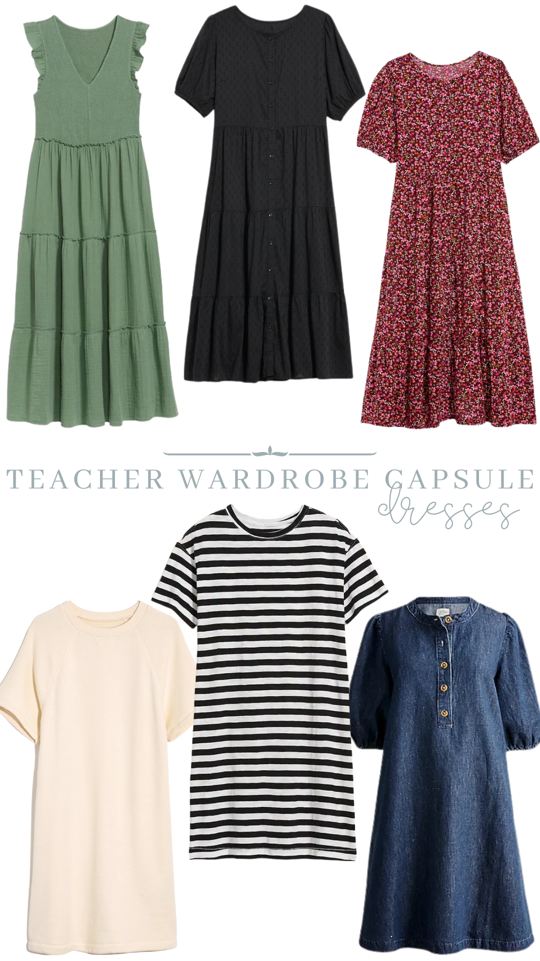 teacher wardrobe capsule