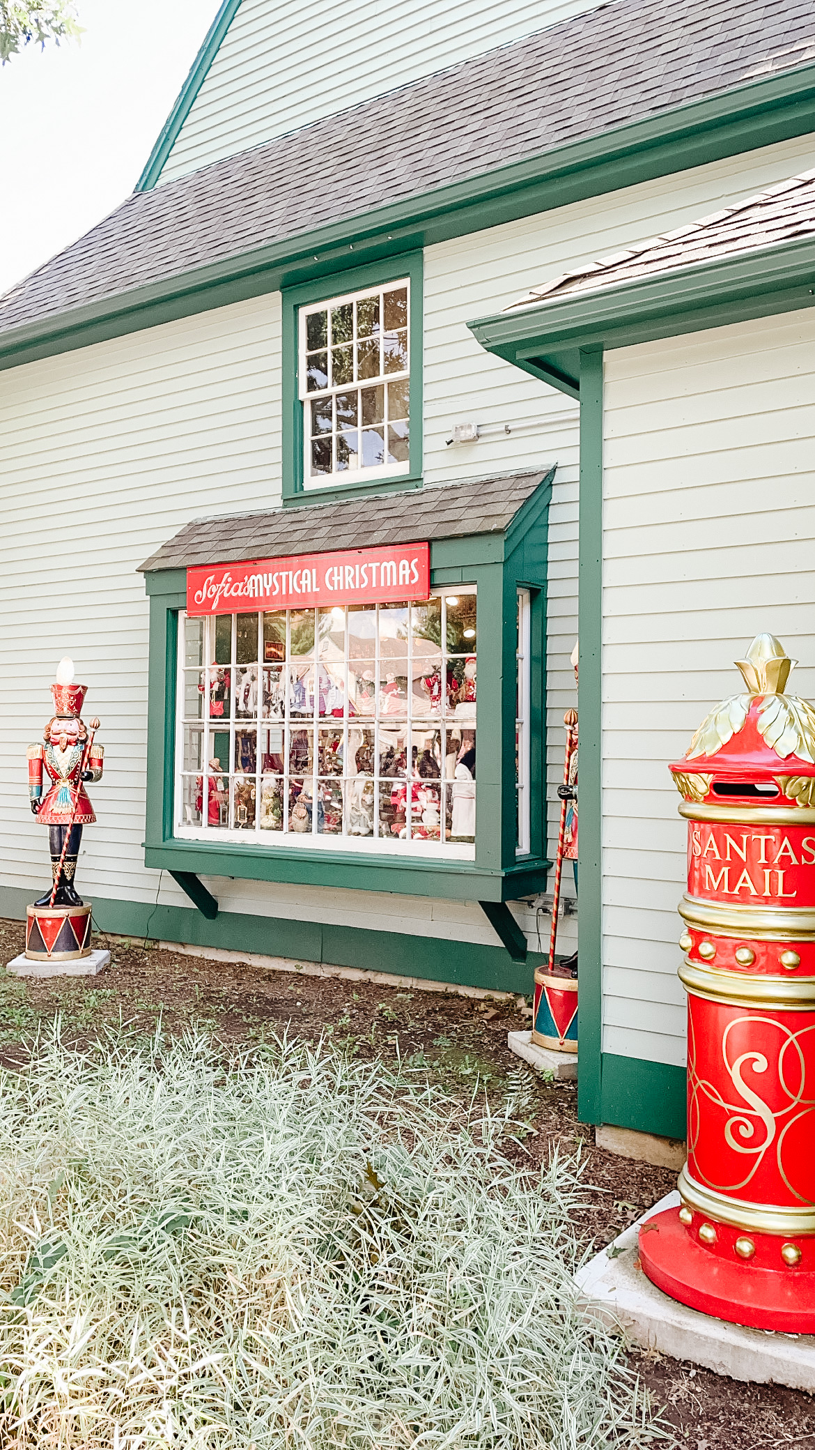Sofia's Mystical Christmas shop in Olde Misitk Village in Mystic, Connecticut