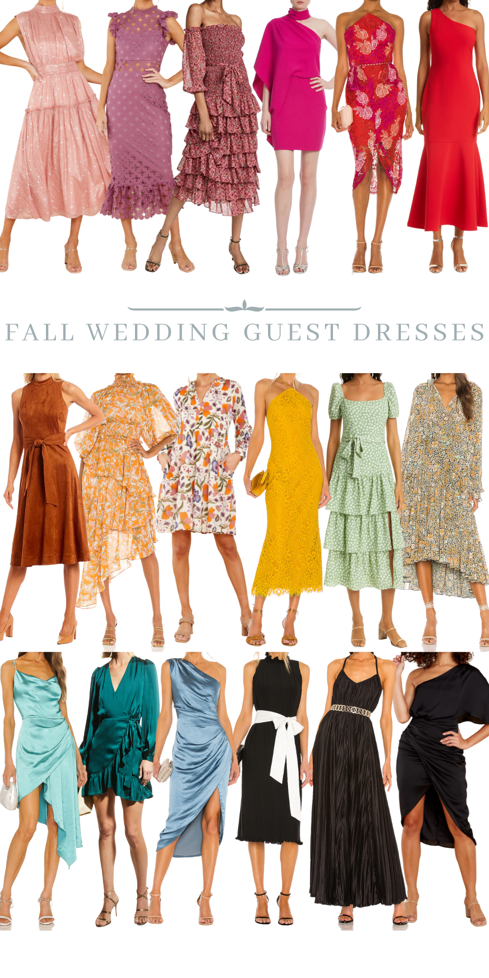 18 dresses to wear to a fall wedding as a guest