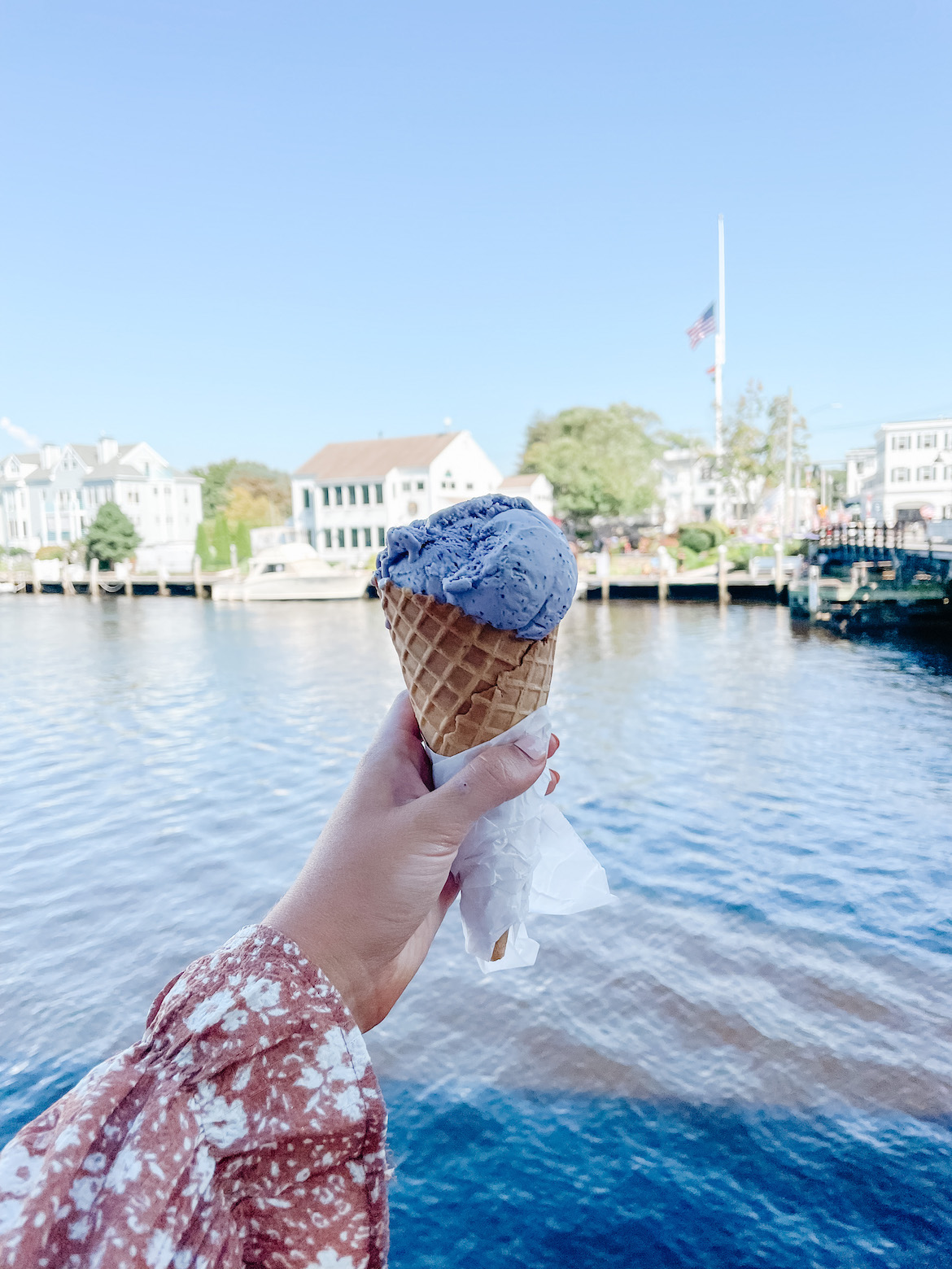 Mystic Drawbridge Ice Cream in Downtown Mystic, Connecticut