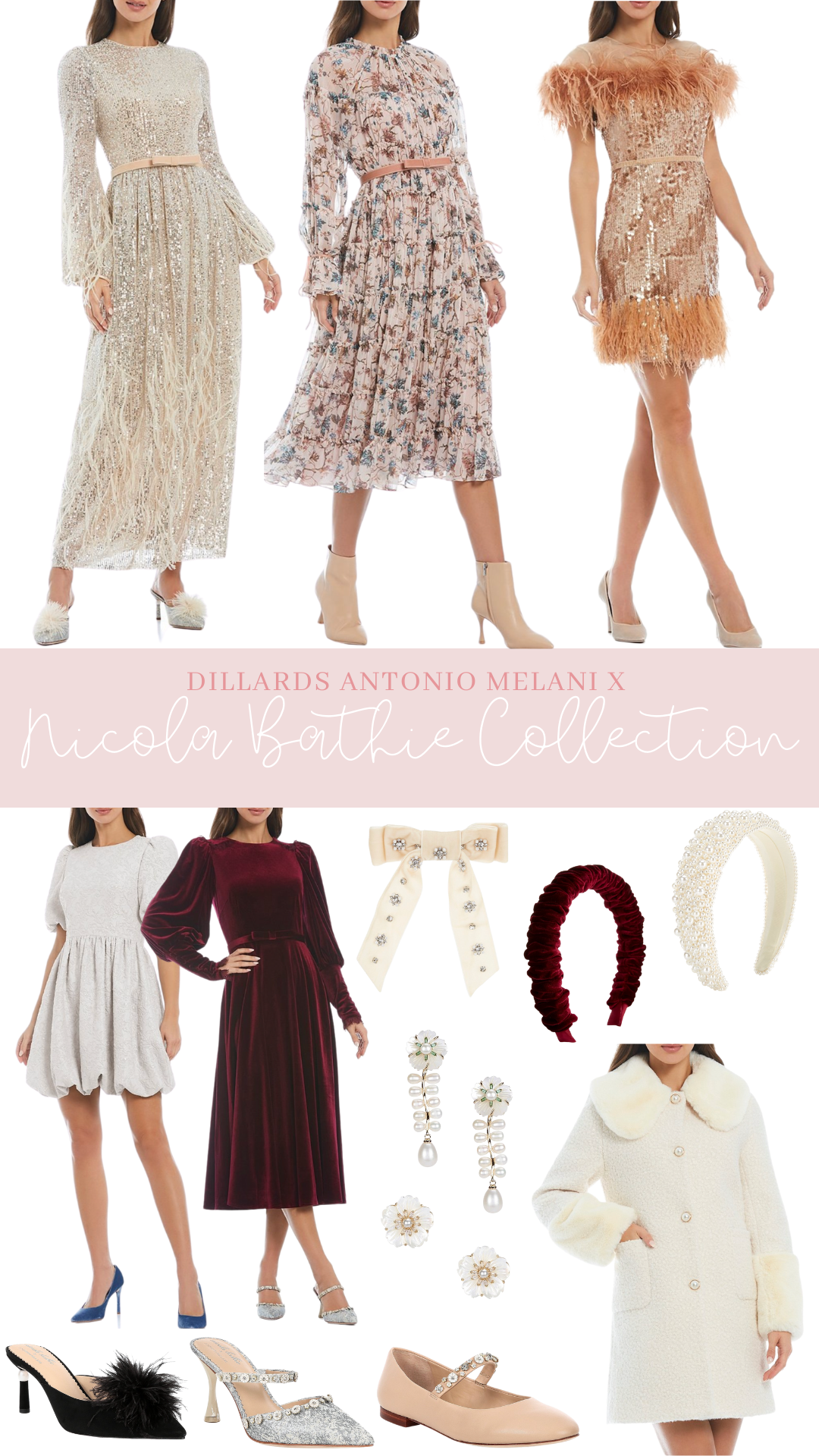 Favorite picks from the Dillards Antonio Melani x Nicola Bathie collection for the holidays
